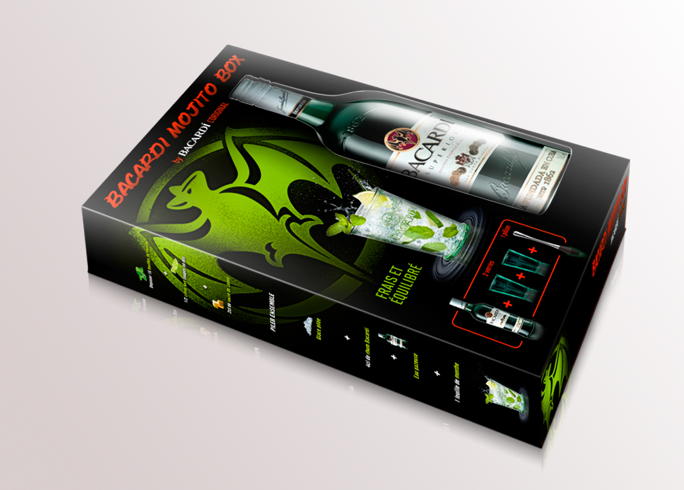 coffret bacardi